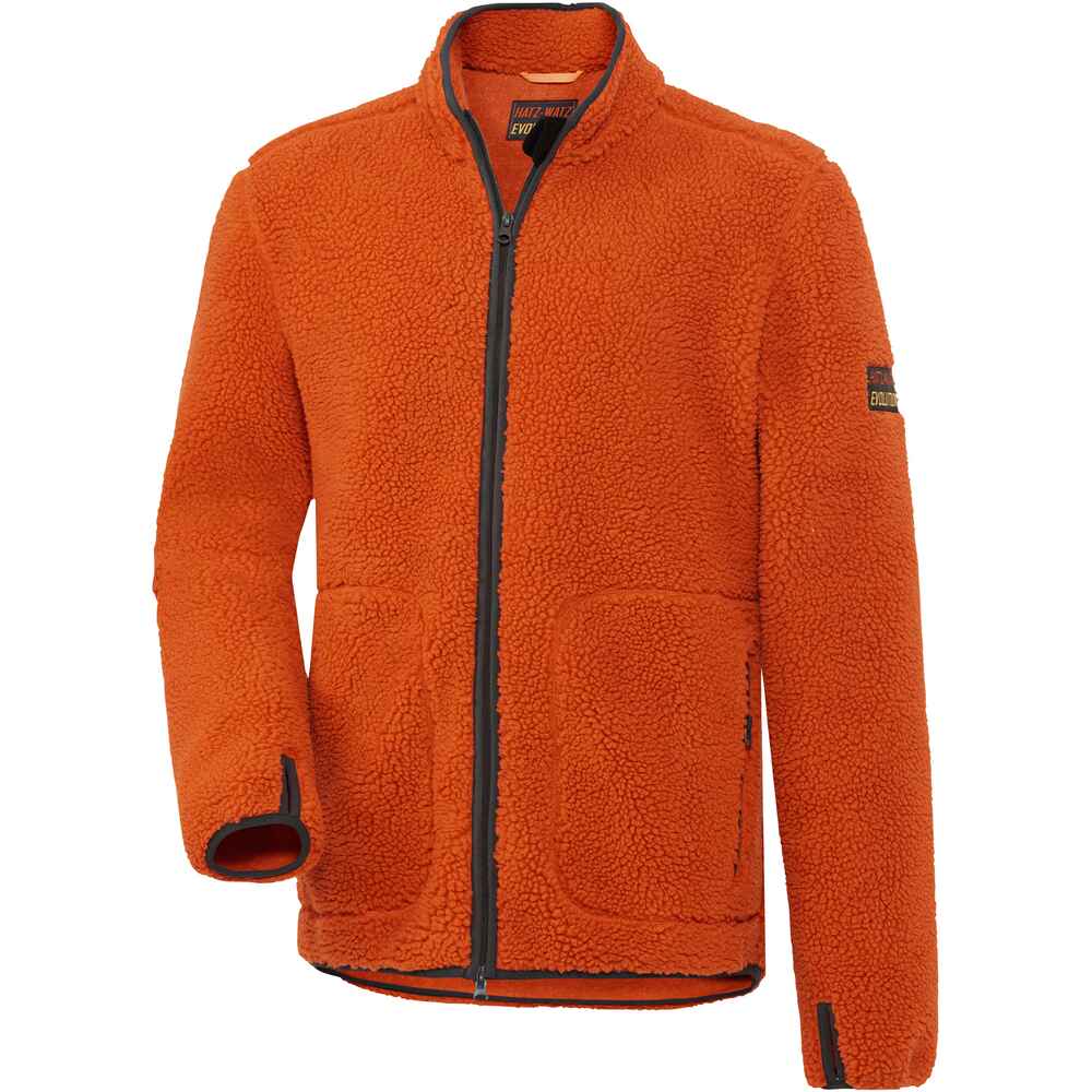Hatz Watz Fleecejacka Orange Huntway
